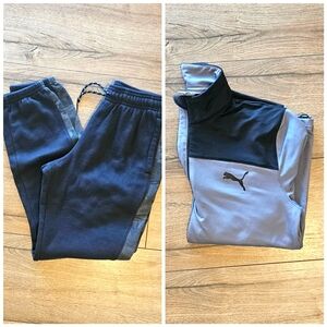 Barely Worn - UNDER ARMOR, PUMA - Sweatshirt/Joggers - Size Youth L